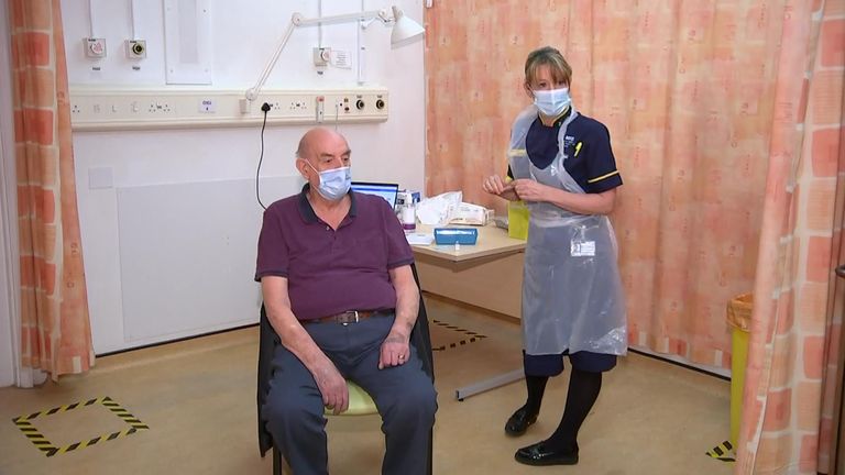 COVID-19: Oxford-AstraZeneca vaccine administered to first people in UK since approval