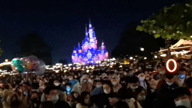 Shanghai Disney Resort visitors told to stay at home after single COVID case prompts lockdown of theme park