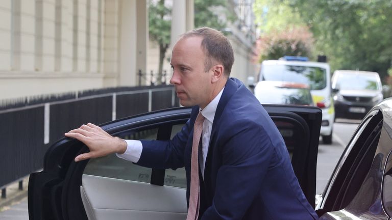 COVID inquiry: Families who lost loved ones during pandemic turn their backs on Matt Hancock as he tries to apologise