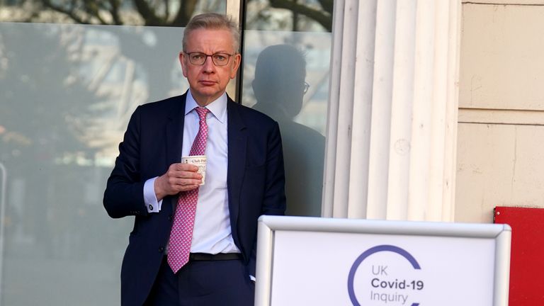 COVID inquiry: Michael Gove apologises for pandemic 'errors' and says lockdown went against Boris Johnson's 'world view'